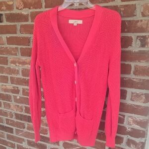 LOFT Vibrant Pink Women's Cardigan